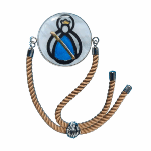 Virgen azul, atrayente hacía ti el equilibrio y la protección