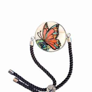 Mariposa naranja fuerte   da alegria y fuerza