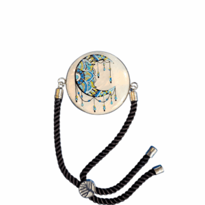 Luna mandala azul ,energia de equilibrio